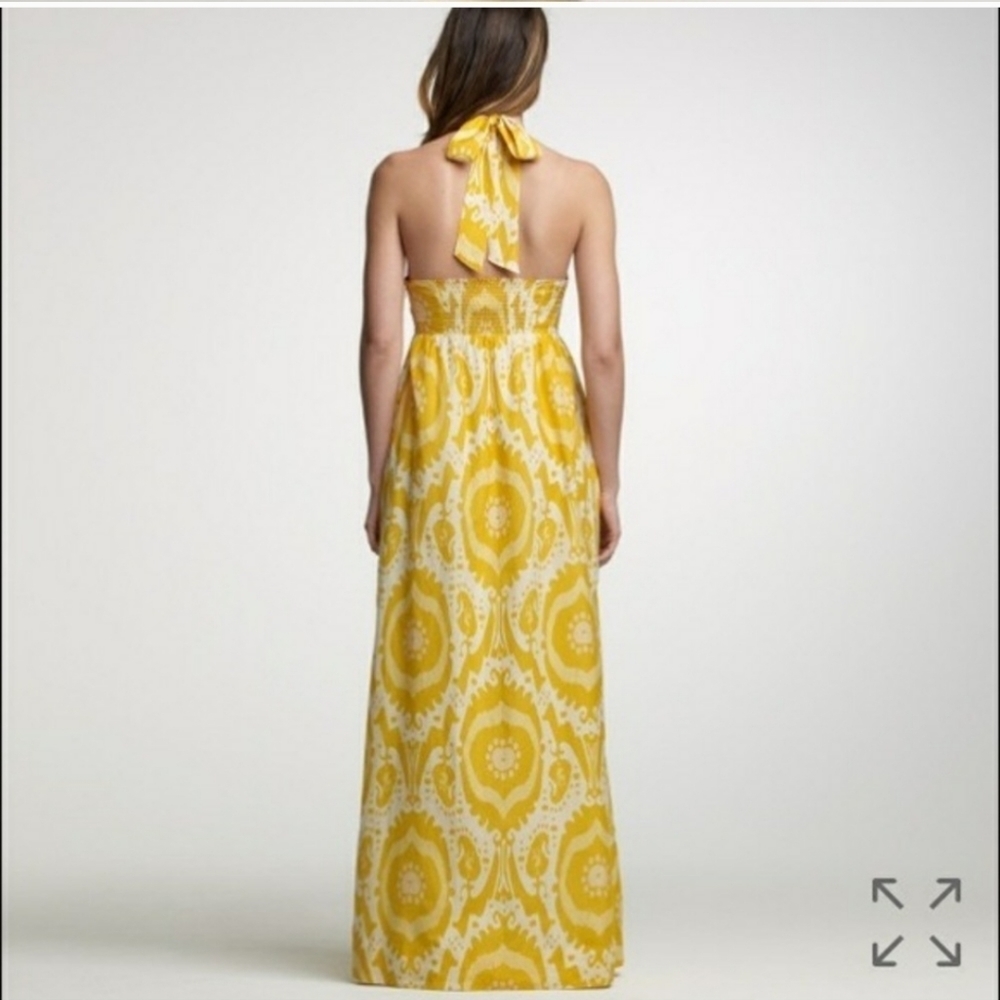 J. Crew Yellow and White Paisley Maxi Dress - Picture 6 of 13